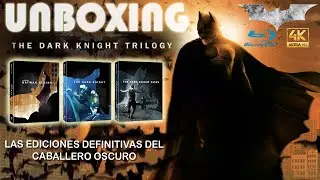 🔥 UNBOXING EXCLUSIVO 🔥 GRANDES EDICIONES DE LA TRILOGÍA DEL BATMAN DE NOLAN EN 4K Y BLURAY 📀🦇
