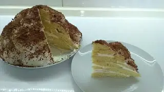 Turtle Cake with Sour Cream / Simple Recipe