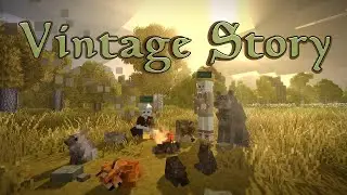 Vintage Story. Выживание в кубе.