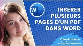 Insert multiple pages from a PDF into a Word document