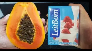 AGORA SÓ QUERO COMER MAMÃO ASSIM|É DE LAMBER OS DEDOS ISSO.