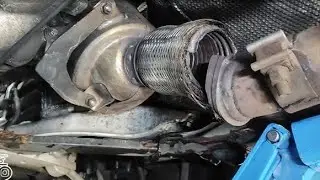 Bmw 1 serious  how to replace exhaust Flexi pipe