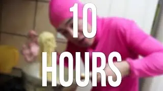 PINK GUY COOKS RAMEN AND RAPS 10 HOURS