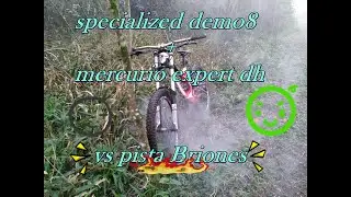 Mi primera vez en Pista Briones con la Mercurio Expert dh 2020 + Specialized Demo 8
