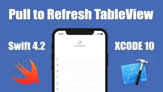 How To Implement A Refresh Control In Xcode 10 Swift 4.2