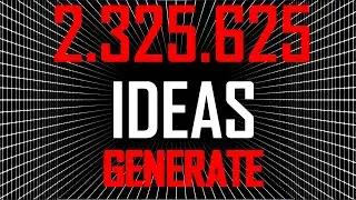 You Still WORK To Find Ideas?! noob.