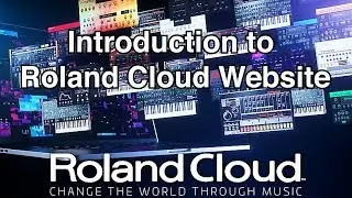 Roland Cloud Website Tour