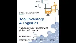 Digital manufacturing – Tool Inventory & Logistics