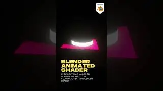 blender animated glowing shader😍 || 