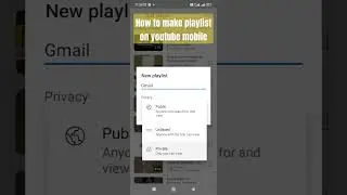 How to make a playlist on YouTube mobile