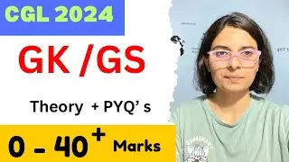 How to score 40+ marks in Gk / GS in CGL 2024 | Complete BOOKLIST |