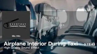 Airplane Interior During Taxi | HQ Sound Effect