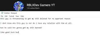 RBLXDev Gamers YT - A Huge Clown