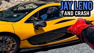 Bunny Crashes her new bike in front of Jay Leno 😮