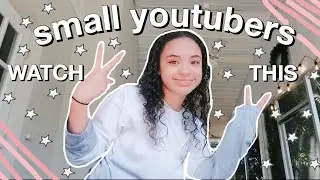 small youtubers watch this! - genuine small youtuber support