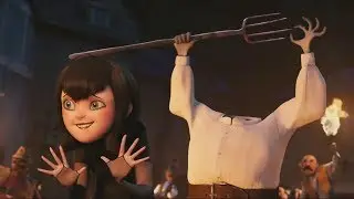 Hotel Transylvania (2012) - Human Village Scene (Zombies Scaring Mavis)