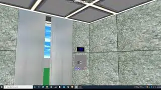 Slow Mitsubishi  Elevator At Modernham Towers In Skyscrapersim