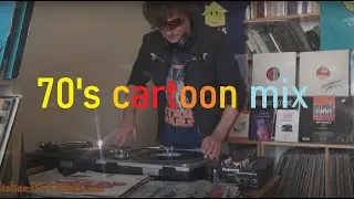ITALIAN CARTOON 70'S VINYL MIX