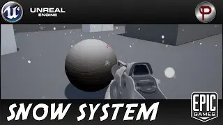 Unreal Engine 4 - Add Snow to Material
