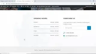 How to Insert Widget in Footer and Setup Widget Color