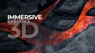 Experience the Powerfull Sounds of Volcanic Eruption 3D Immersive Audio  3D Experience