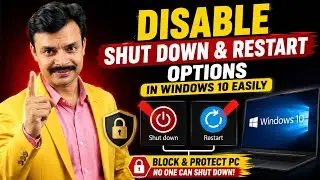 Disable Shut Down and Restart Options in Windows 10 Easily