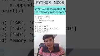 Python MCQ Breakdown in 60 Seconds | Fast Learning Python  #infytqmcq #infytq  #pythonprogramming