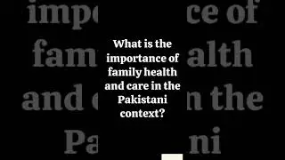 Most Important & Repeated Question Family Health & Care AIOU 206 | Course Code 206 | AIOU
