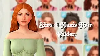 Sims 4 Maxis Cc Hair Folder 300+ | Sim download🤍