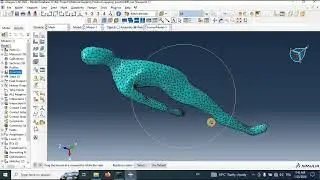 Meshing complex shapes  using virtual Topology in ABAQUS 
