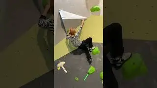 Will need a little more practice for the end of this boulder problem!