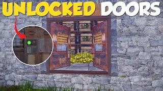 UNLOCKED DOORS TO THEIR MAIN LOOT ROOM - Rust