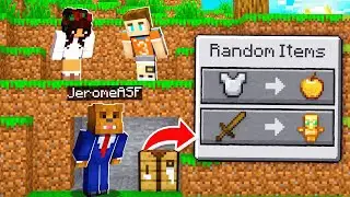 Minecraft Manhunt, But I Get RANDOM Items!