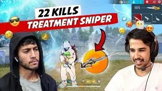 Amit Bhai Challenged Me with Treatment Sniper Solo Vs Squad - Free Fire Max