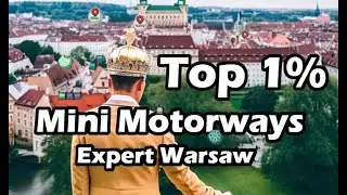 Mini Motorways: Warsaw, Expert, Top 1% first try