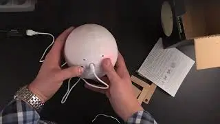 Видео обзор  Ночник светящаяся луна Moon Lamp