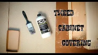 Cabinet Covering Tweed Guitar Amp - How to Glue Tolex or Tweed