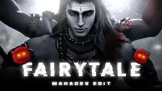 FAIRYTALE - Ft. Mahadev Edit 😈|| Bageshwar dham status || #shorts #mahadev