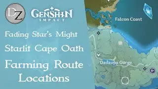 Genshin Impact - Fading Star's Might Locations in Starlit Cape Oath Area | Unreconciled Stars Event