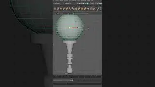 Model a decorative wall light lamp in Maya