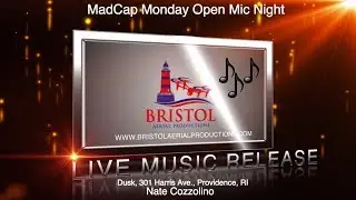 Providence RI MadCap Monday @ Dusk, Nate Cozzolino with new live music. Nate is on Itunes.