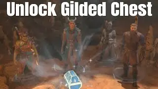How to unlock the Gilded Chest in the Owlbear Cave - Baldur's Gate 3