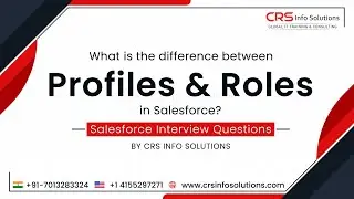Salesforce Beginner Interview Question Part 5 | Difference between Profiles and Roles in Salesforce?
