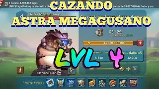 Gastando 250K de energía para Cazar Astra Megagusano  Lvl 4 ¿Qué regalos me dió? - Lords Mobile 👑