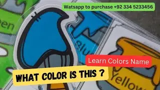 Learn the name of colors | Nursery Learning Activities