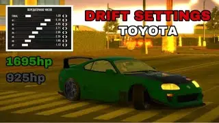 Дрифт настройка на Toyota Supra MK4 в Car Parking Multiplayer | Agressive Phonk