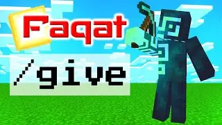 Minecraft lekin Survivalda faqat /give kodini ishlatish mumkin O'zbekcha minecraft 
