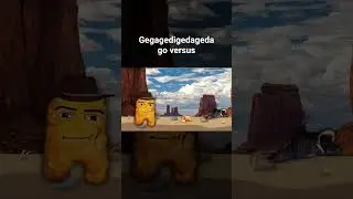 Gegagedigedagedago cowboy vs pigeon #gegagedigedagedago