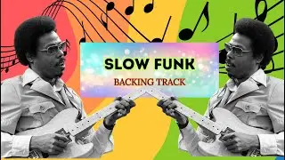 SLOW FUNK GUITAR BACKING TRACK IN G MINOR |♭♮🎧