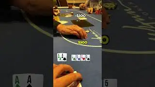 How to play ACES in a $2/$5 No Limit cash game at the Wynn #pokershort